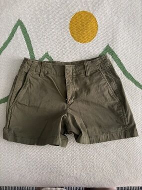 GAP Olive Green Chino Bermuda Shorts